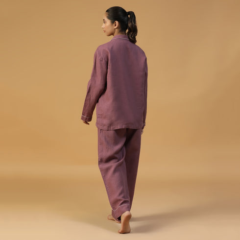 Linen Womens Night Suits